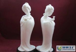 中国白瓷艺术珍品 玉女神像的工艺与文化魅力